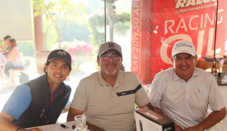  Aldo González, Rafael Villanueva y Felipe Pérez.