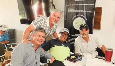  Julián Ortiz, Alejandro Herrera, José Domínguez y José Luis Mercado.