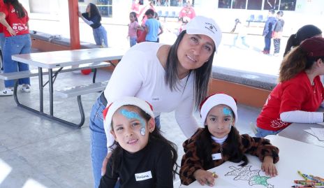  Judith, Valentina y María.