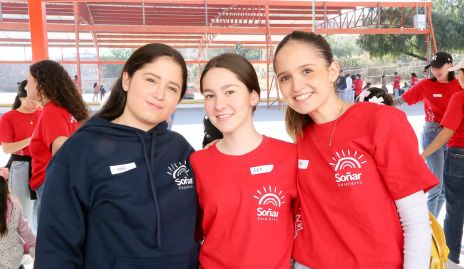  Paulina Landeros, Fer Briseño e Isabela Landeros.