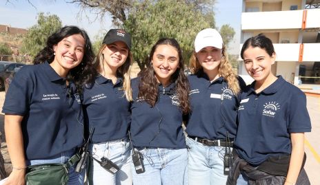  Montse López, Isabela Navarro, Jimena Bernal, María Uría y Daniela Navarro.