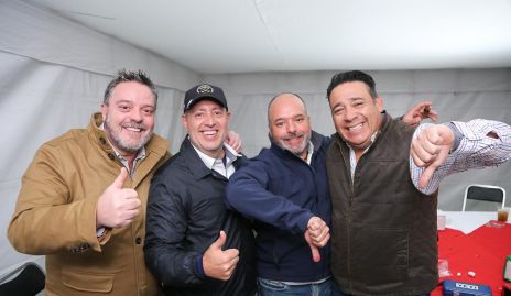  Héctor Morales, Daniel Carreras, Rafael Espinosa y Emmanuel Guevara.