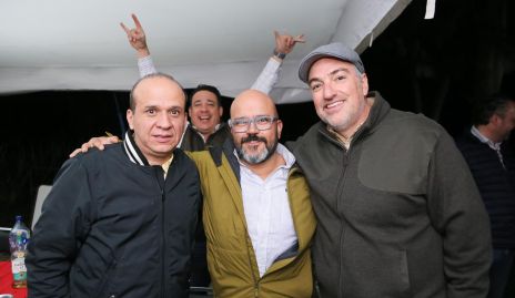  Alfredo Ponce, Rodrigo Cuevas y José Antonio Leos.