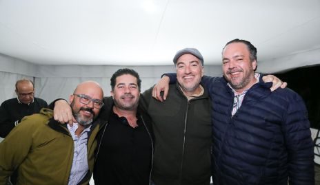  Rodrigo Cuevas, Roberto Navarro, José Antonio Chevaile y José Alberto Apezteguía.