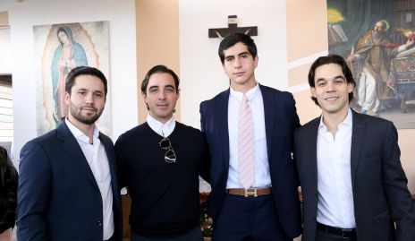  Guillermo Padilla, Gerardo Morales, Antonio Solórzano y Erick Padilla.