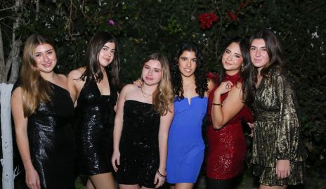  Isabela Rossel, Sofía Abella, Dana Heinze, Anilú Zuviri e Isabel Algara.