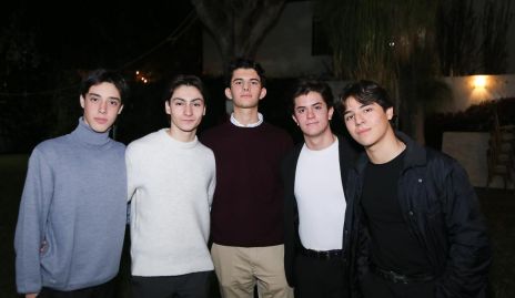  Ro Muñoz, José María González, Demetrio Rivera, Alejandro Lozano y Santiago Castanedo.