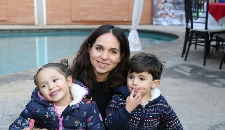  Macarena, María y Thiago.