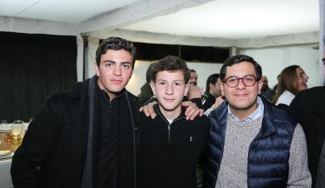  Omar Feres, Santiago Villasana y Rodrigo Villasana.