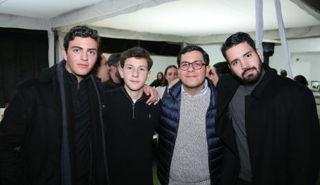  Omar Feres, Santiago Villasana, Rodrigo Villasana y Mauricio Zendejas.