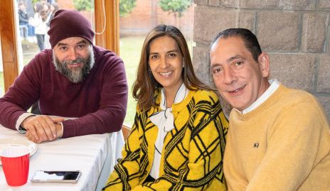  Darío Güemes, Ana Madrigal y Luis Villalobos.