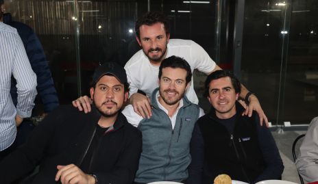  Héctor Gómez, Jorge Hernández, Roberto Lozano y Guillermo Gómez.