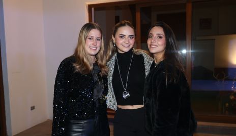  Isabella Galván, Lorenza Hinojosa y Valentina Nava.