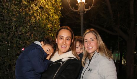  Bárbara Mercado y Gaby Alvarado con Federico, Alexandra, Emilia y Nerea .