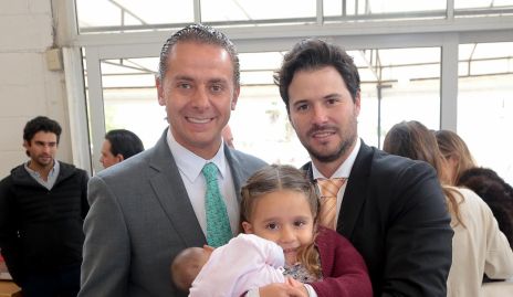  José Alberto Torres, Melina Torres y Claudio Meade.