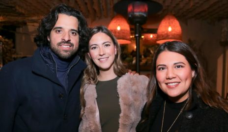  Samuel Romo, Elena Pelayo y Diana Villanueva.