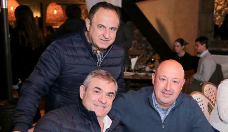  Julián Cobo, Antonio Fernández y Juan Pelayo.