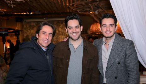  Isaac, Alberto Familiar y Enrique Díaz Infante.