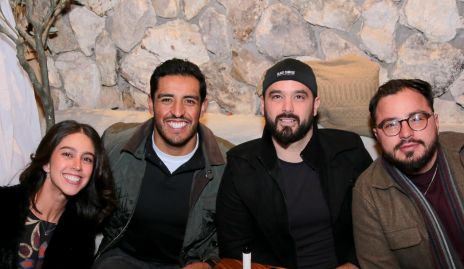 Natalia Navarro, Jorge Faz, Franckie Gutiérrez y Pancho Cadena.