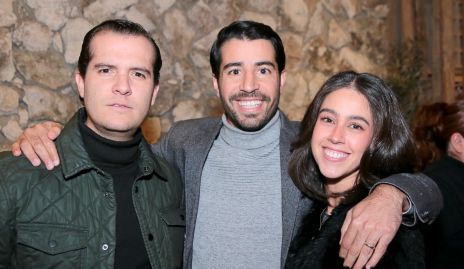  Juanfer Rojas, José Manuel Lázaro y Natalia Navarro.