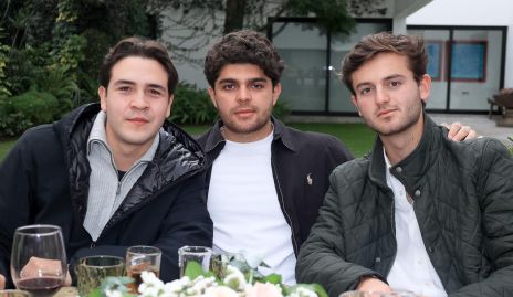  Diego Buendía, César Morales y Pato Sarquis.