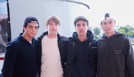  Marcelo Lozano, Alejandro Martínez, Salvador Orozco y Patricio Tapia.