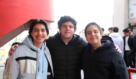  Víctor Cano, Jesús Abraham y Carlos Lambert.