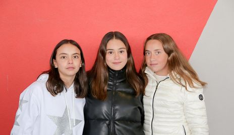  Maya Vázquez, Rafaella Ortiz y Paula Torres.