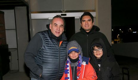  Mauricio Ayala, Santiago Orozco, Mauricio Ayala y Oscar Orozco.