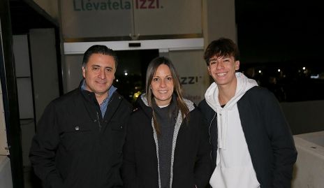  Jesús Jiménez, Sandra Lara y Juan Pablo Jiménez.