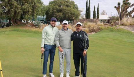  Pablo Martín del Campo, Sergio Meza y Luis Fernando Zúñiga.