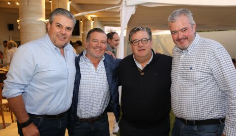  Salomón Dip, Rodrigo Gómez, Jacobo Payán y Juan Hernández.