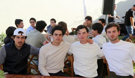  Pablo Morales, Francisco Leos, Juan Carlos Hernández y Pato Sarquis.