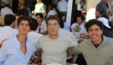  Lucas Espinosa, Juan Pablo Benavente y Andrés Morales.