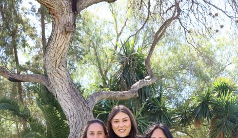  Gabriela Ramírez, Lili Medina y Marcelle Del Valle Coulon.