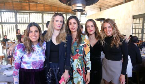  María José Barragán, Cristina Ocejo, Ale Díaz Infante, María Sotomayor y Priscila González.