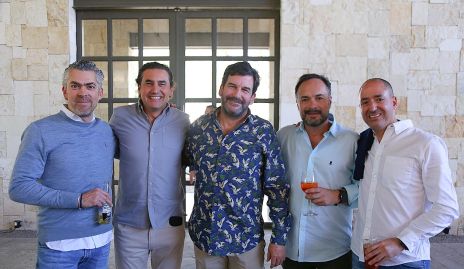  Manolo Ruiz, Alejandro Oropeza, Johan Torre, Eduardo Ramos y Carlos Valdés.