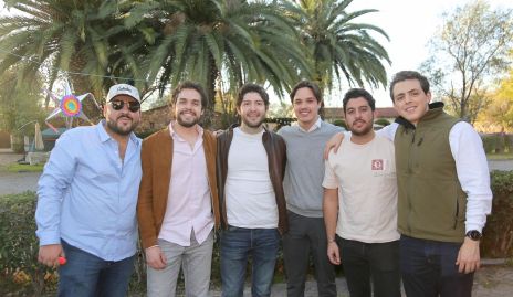  Emilio Gómez, Marcelo Navarro, Dagoberto Castillo, Manuel Lozano, Max Gómez y Rodrigo Ferretiz.