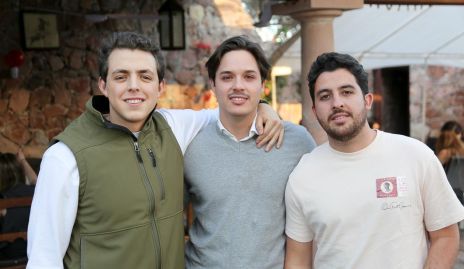  Rodrigo Ferretiz, Manuel Lozano y Max Gómez.