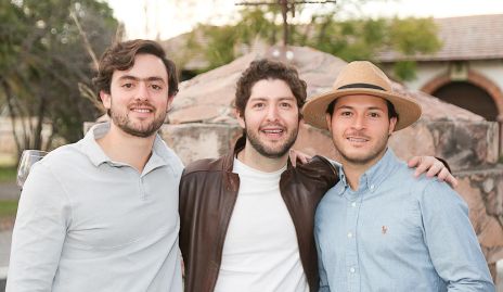  Rodrigo Abud, Dagoberto Castillo y Alejandro Stevens.