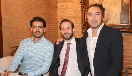  Roberto Abud, Andrés Torres y Wilfrido Martínez.