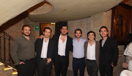  Felipe Martín Alba, Mauricio Torres, Héctor Gómez, Felipe Palau, Santiago Guzmán y Marco Ciuffardi.