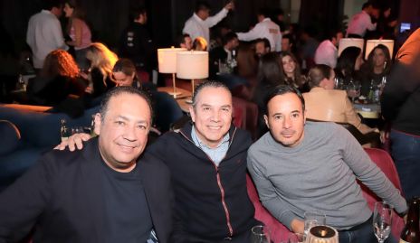  Evaristo Lafuente, Jaime Villegas y Alejandro Stevens.