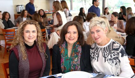  Laura Hallal, Paty Gómez y Margarita Padilla.