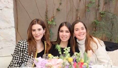  Laura Ortuño, Karina Alcalde y María Meade.