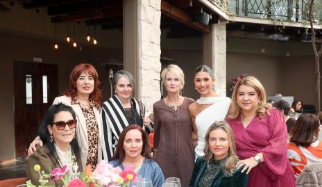  Beatriz Canseco, Paola Díaz Barreiro, Güera Valle, Isa Tobías, Carmenchu, Ana Luisa Lujambio, Rocío Valle y Francine Coulon.