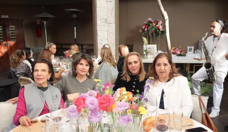  Melita Tobías, Marisa Mercado, Mimí Hinojosa y Sofía Carrillo.