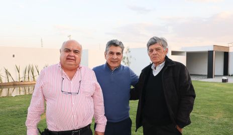  Francisco de Paula Cabrera y Cabrero, Julio Castelo y Javier Allende.