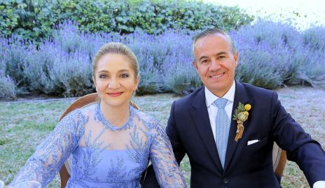  Paty González y Juan Bernardo Ávila, papás de la novia.