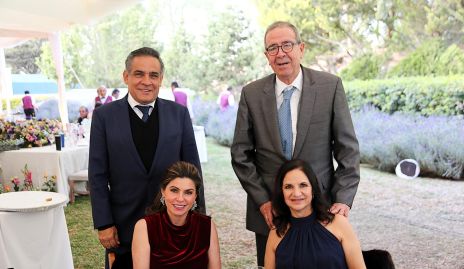  Luis y Gaby Lambert, Juan y Charo Ortuño.